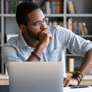man at laptop