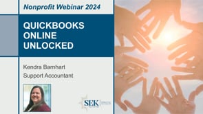 QuickBooks Online Unlocked for Nonprofits